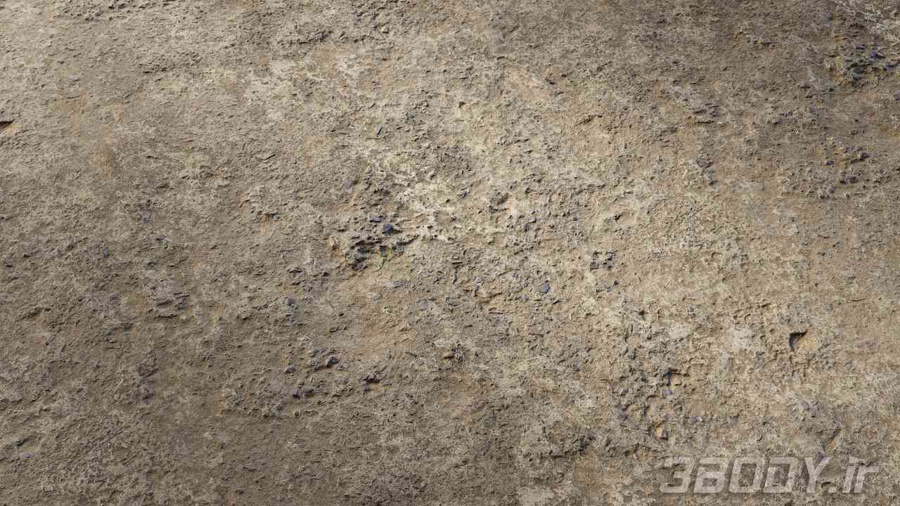 متریال بتن زبر rough concrete عکس 1